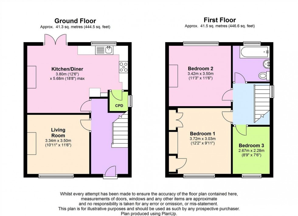 Floorplan for Crawley Road,,Horsham