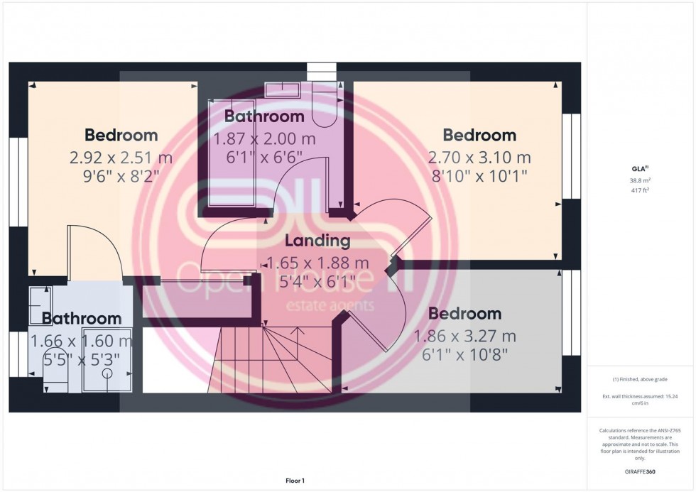 Floorplan for Drift Road, Castle Gresley, Swadlincote