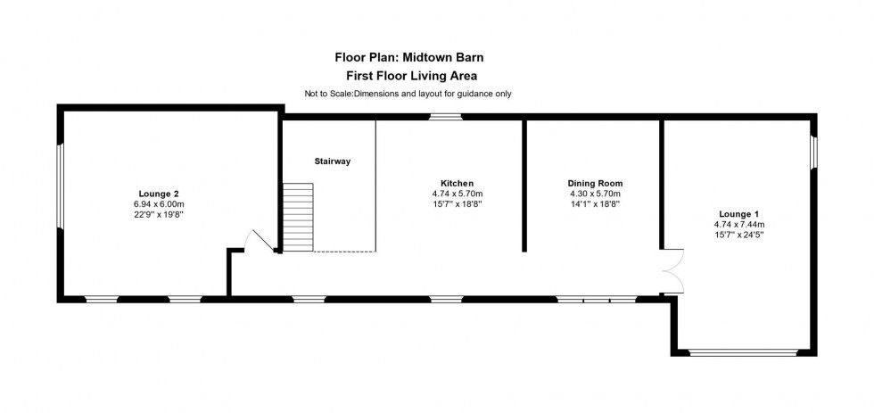 Floorplan for Ponsonby, Seascale