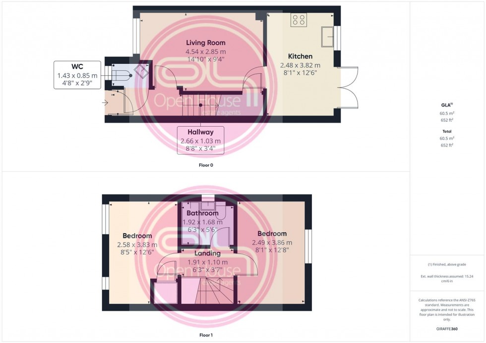Floorplan for Gilliver Close, Burton-On-Trent