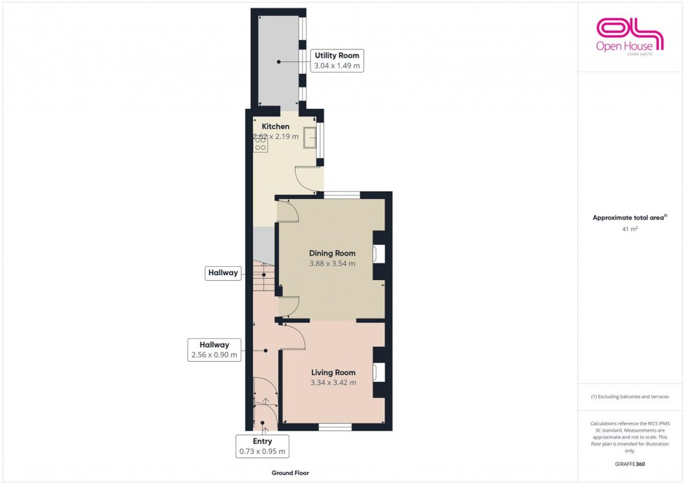 Floorplan for Rowley Grove, Stafford