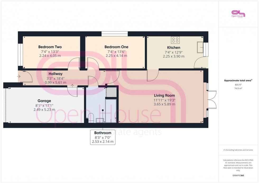 Floorplan for Arundel Road West, Peacehaven