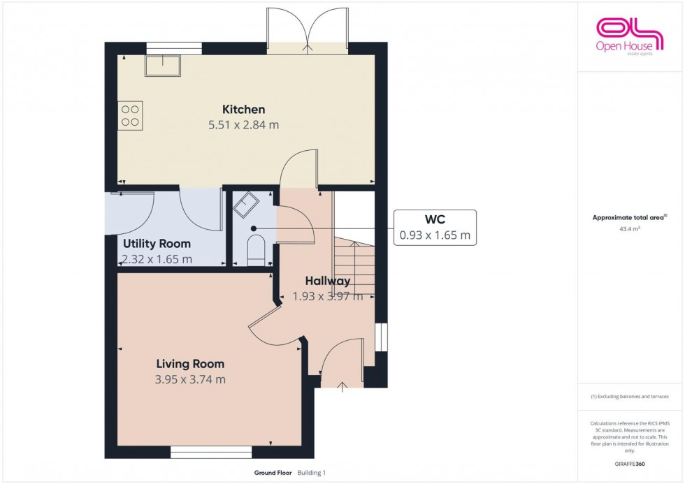 Floorplan for Winding House Drive, Hednesford, Cannock