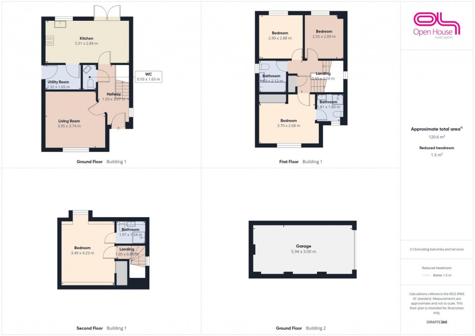 Floorplan for Winding House Drive, Hednesford, Cannock