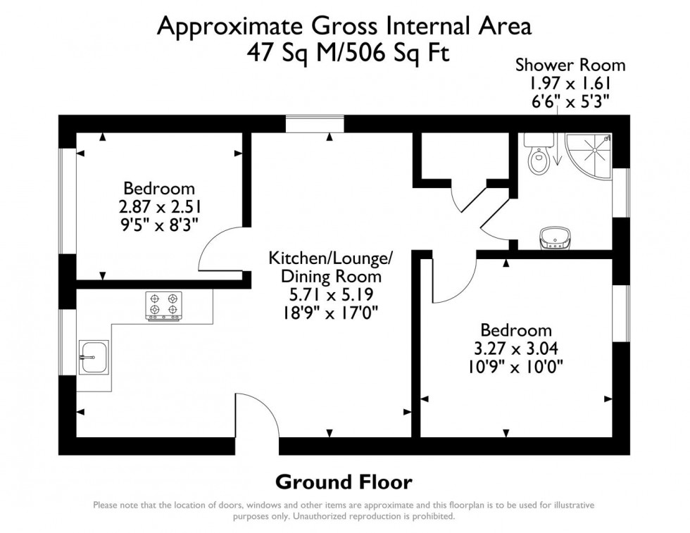 Floorplan for Davenport Road, Leicester