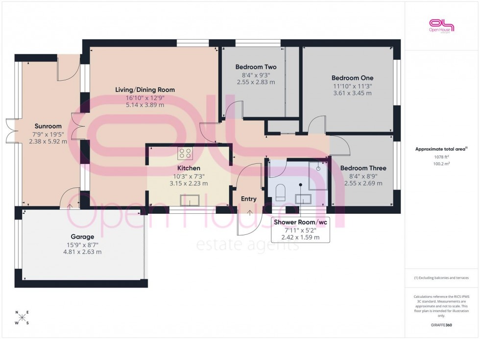 Floorplan for Sunview Avenue, Peacehaven
