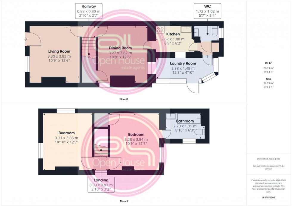 Floorplan for Granville Street, Woodville, Swadlincote