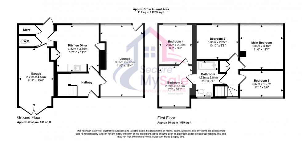 Floorplan for Lime Grove, Grantham