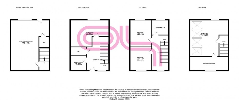 Floorplan for Shaw Banks, Oxenhope, Keighley