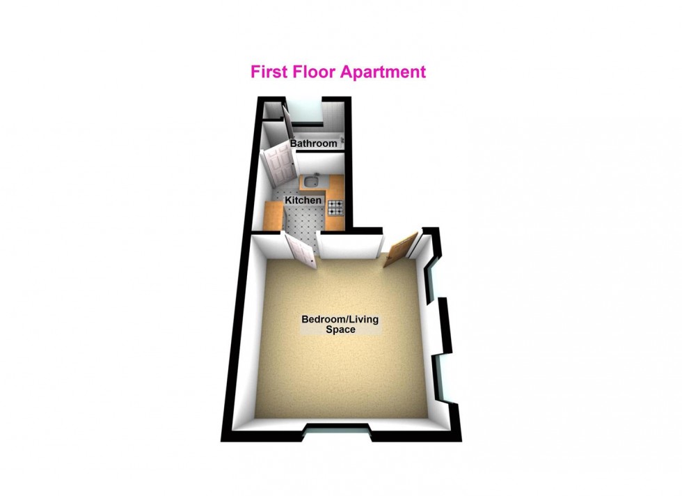 Floorplan for High Street, Llanfyllin
