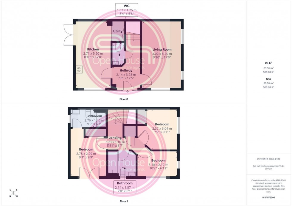 Floorplan for Drift Road, Castle Gresley