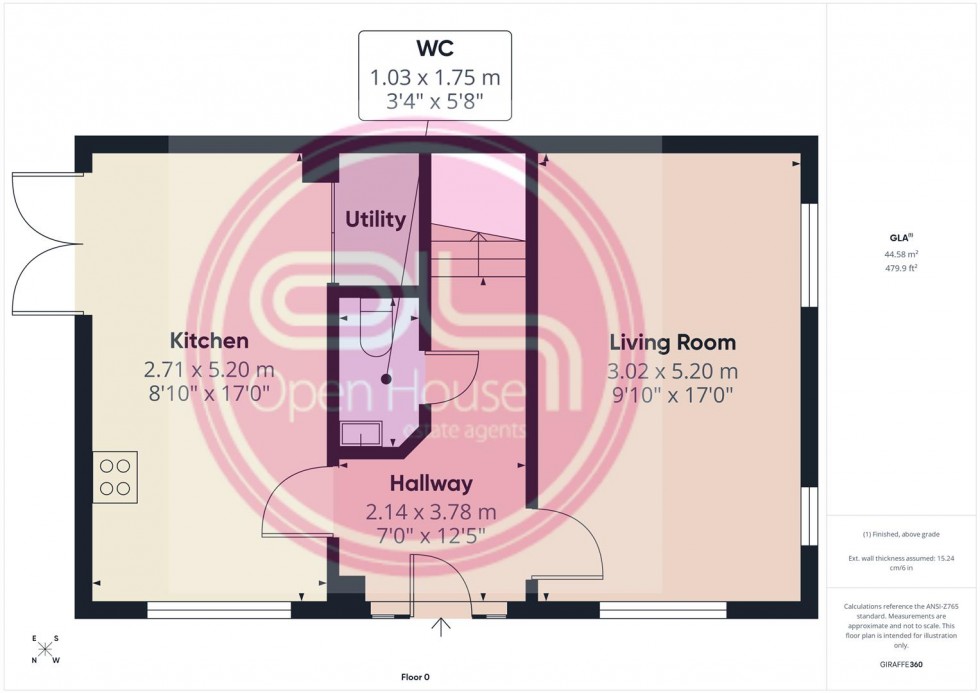 Floorplan for Drift Road, Castle Gresley