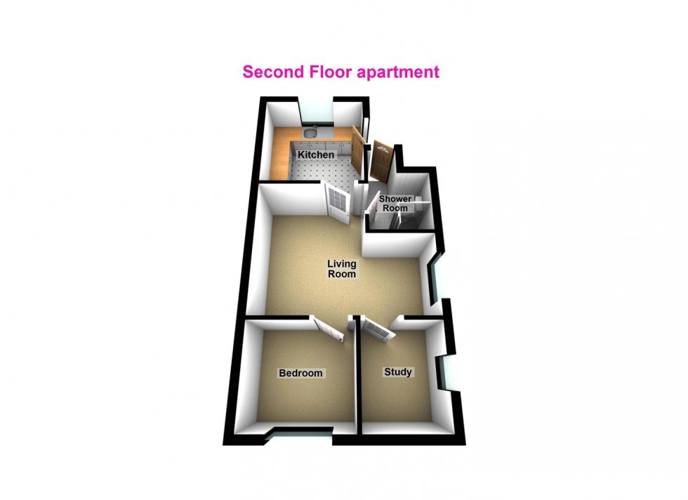 Floorplan for High Street, Llanfyllin