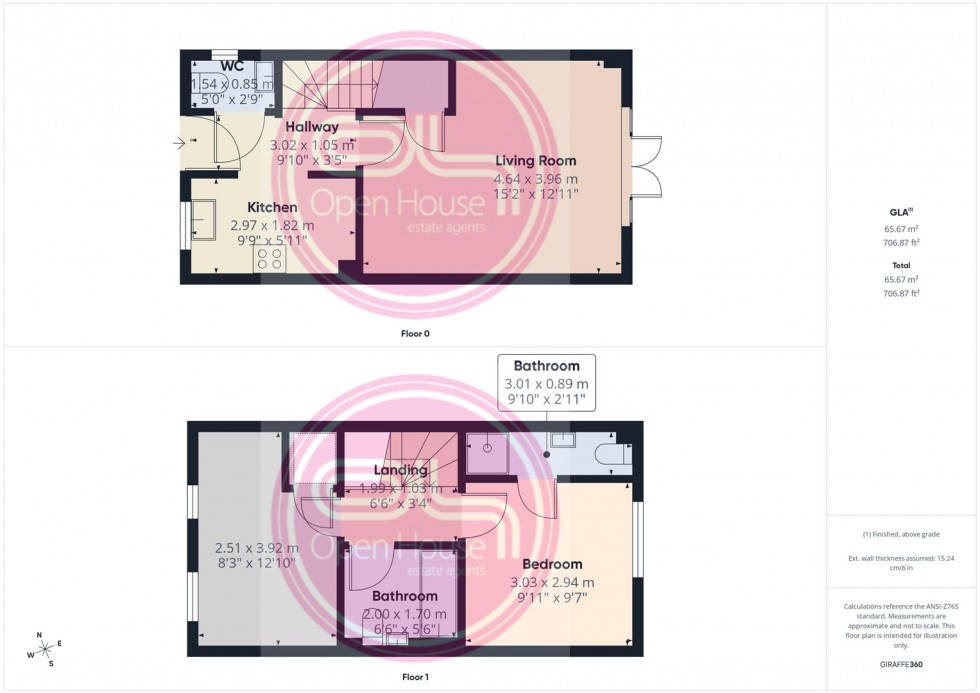 Floorplan for Ashlands Drive, Woodville, Swadlincote