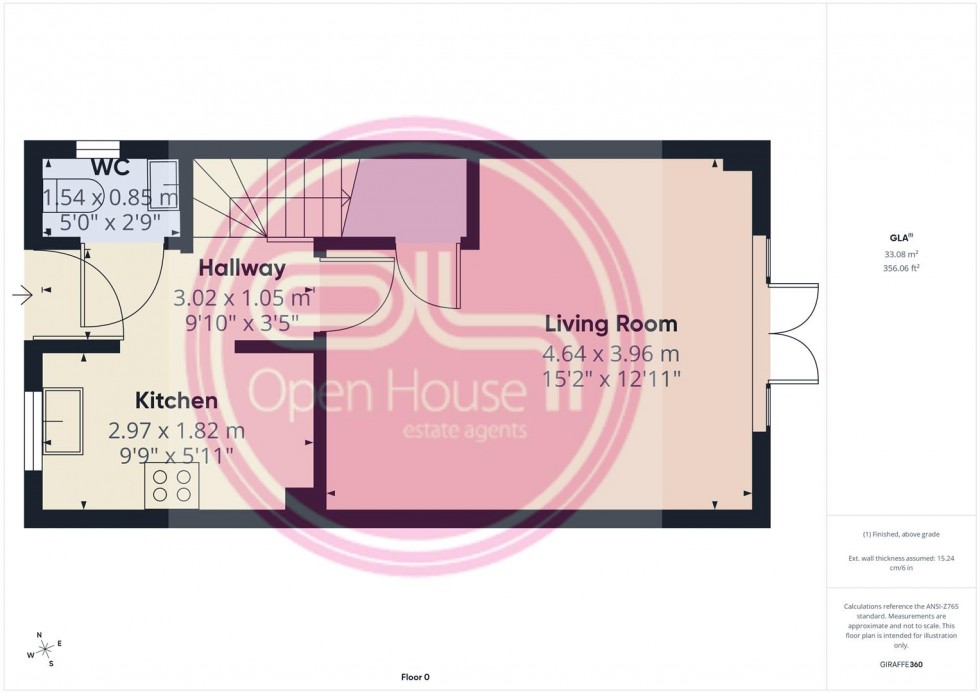 Floorplan for Ashlands Drive, Woodville, Swadlincote
