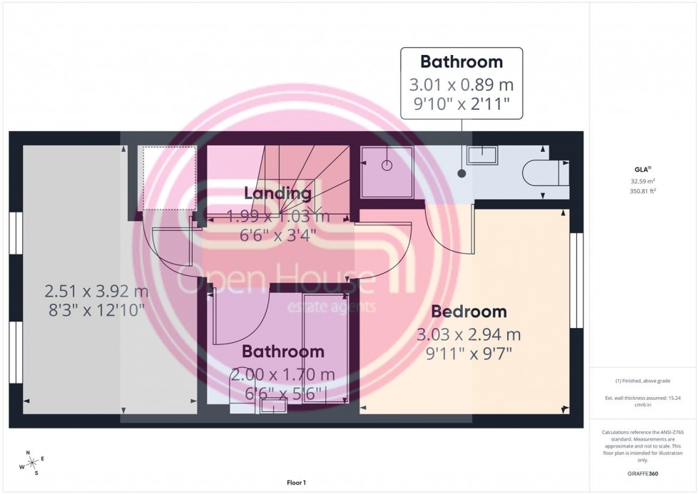 Floorplan for Ashlands Drive, Woodville, Swadlincote