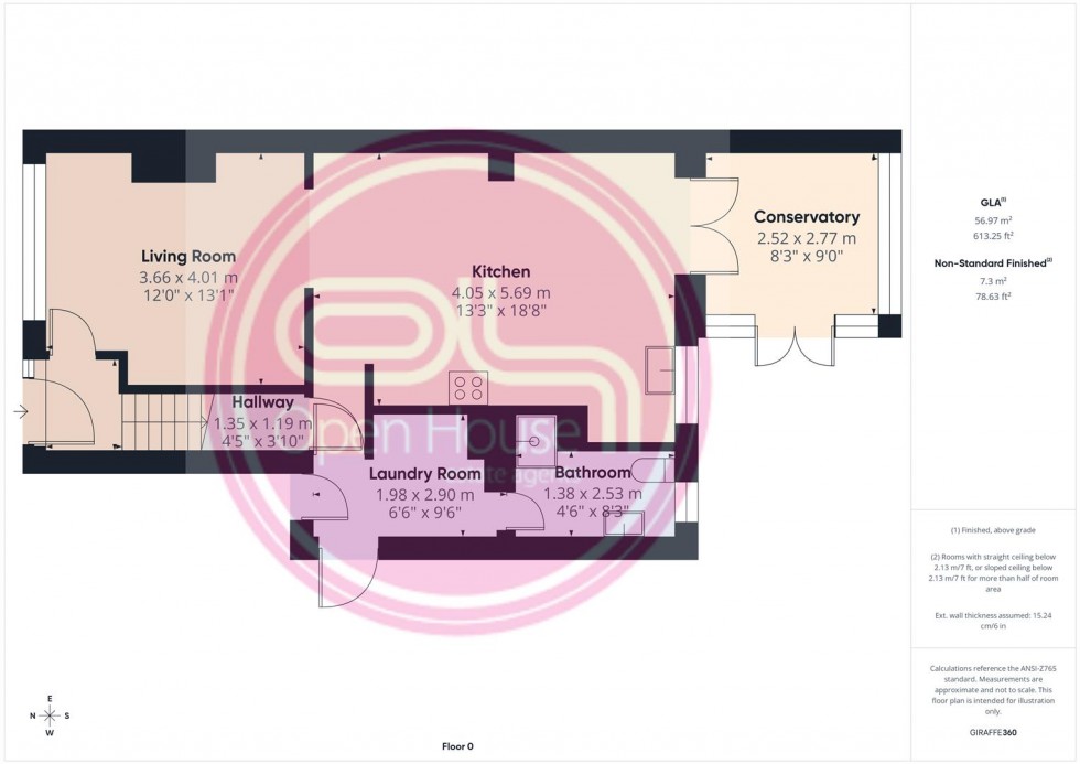 Floorplan for Toulmin Drive, Swadlincote