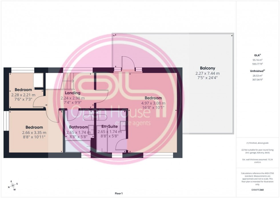 Floorplan for Moat Bank, Bretby, Burton-On-Trent