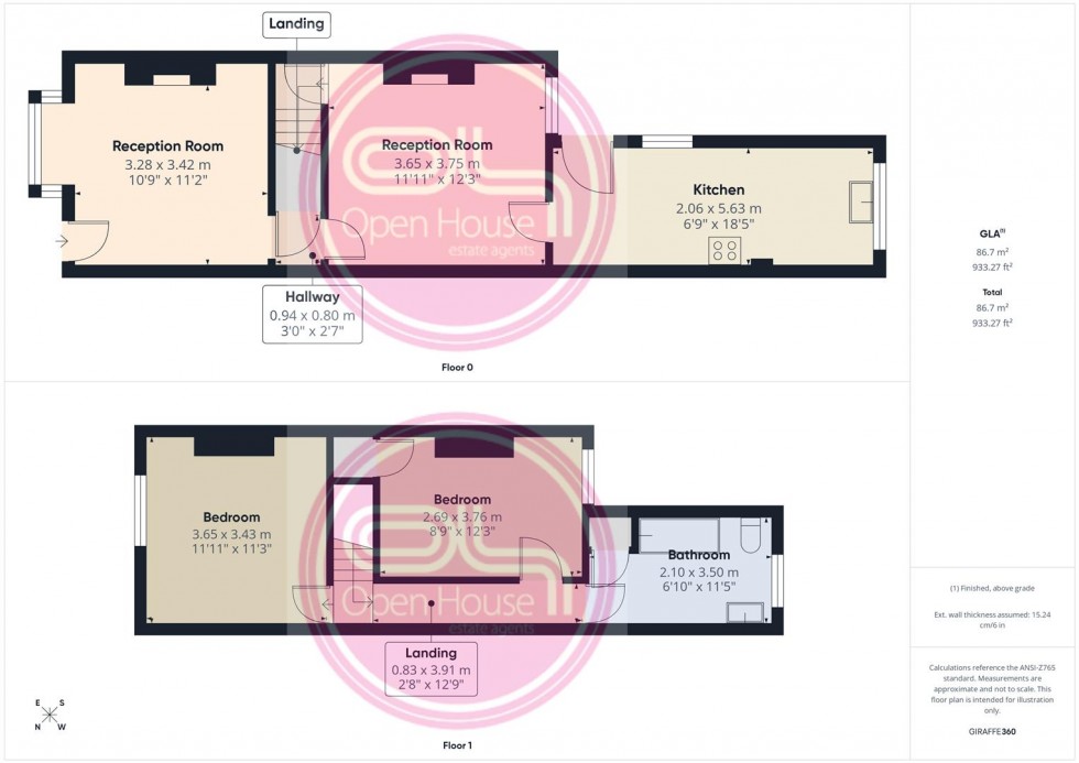 Floorplan for Frederick Street, Burton-On-Trent