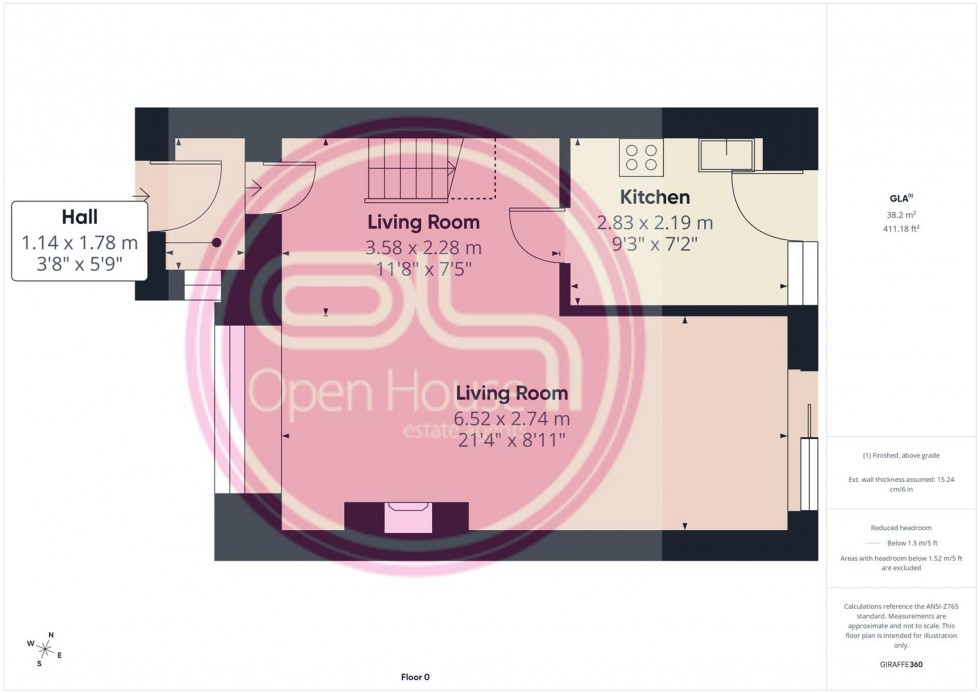 Floorplan for Chiltern Road, Swadlincote