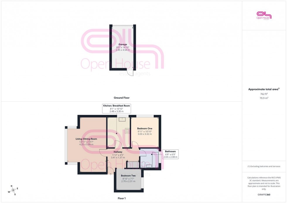 Floorplan for South Coast Road, Peacehaven