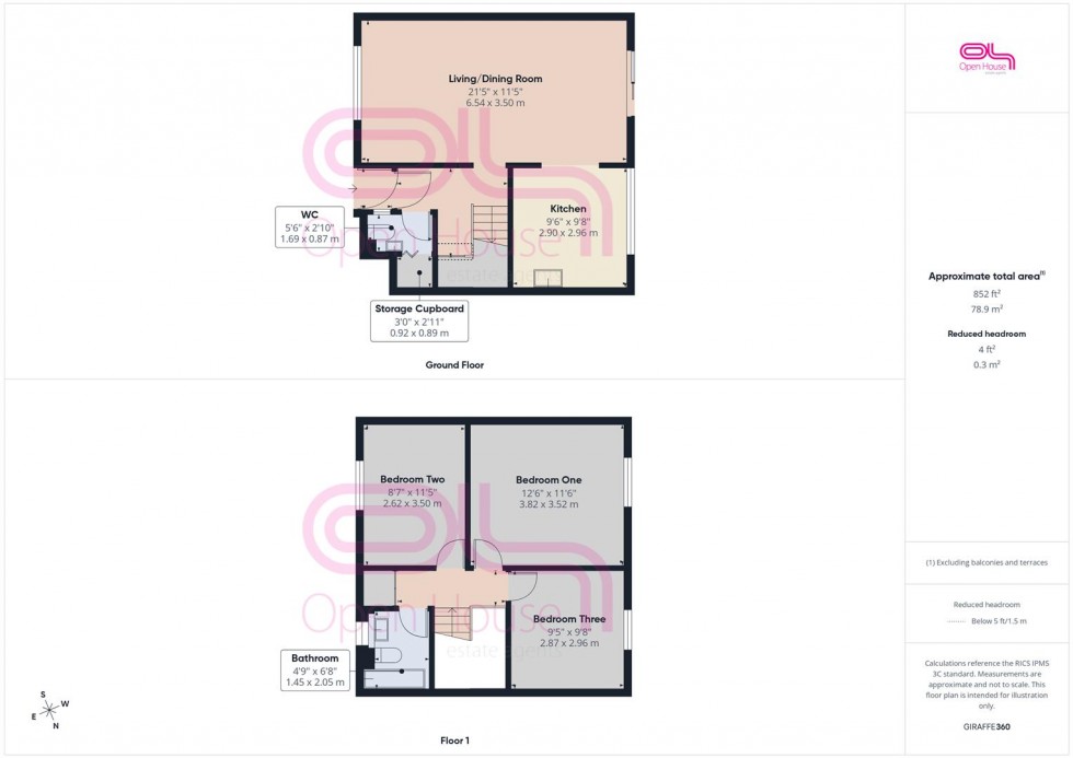 Floorplan for Collingwood Close, Peacehaven