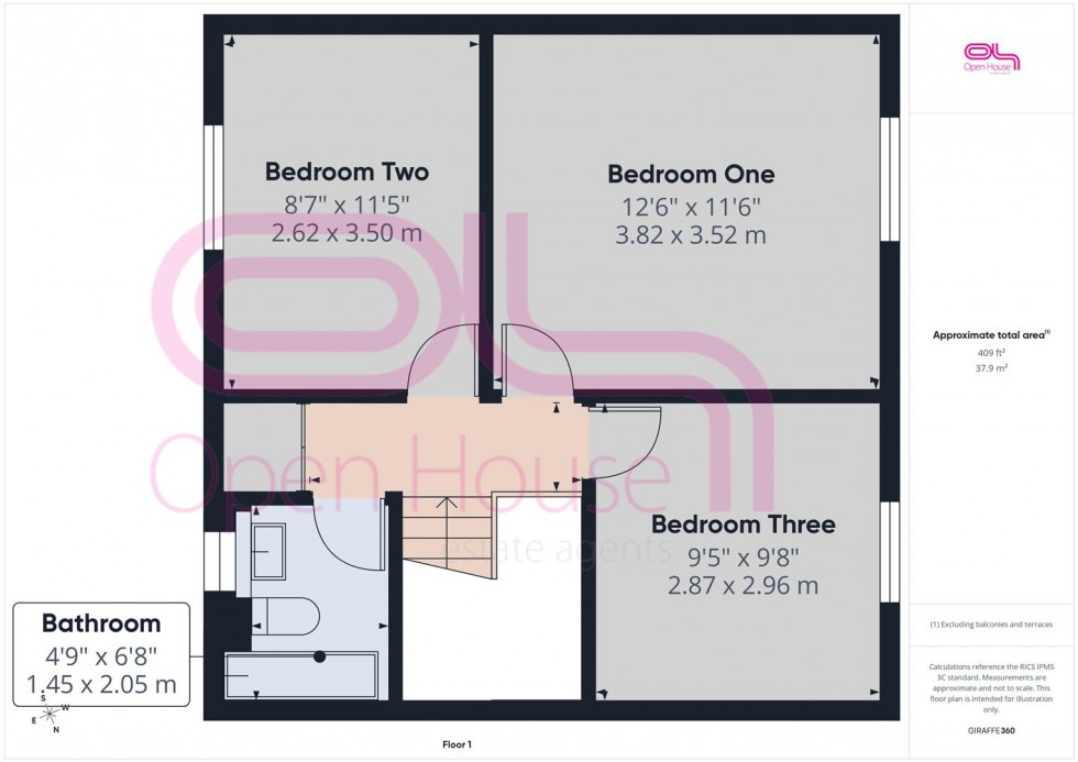 Floorplan for Collingwood Close, Peacehaven