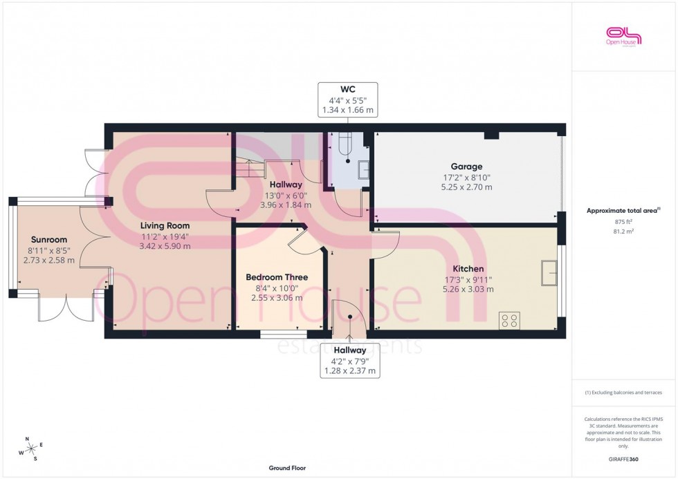 Floorplan for Dorothy Avenue, Peacehaven