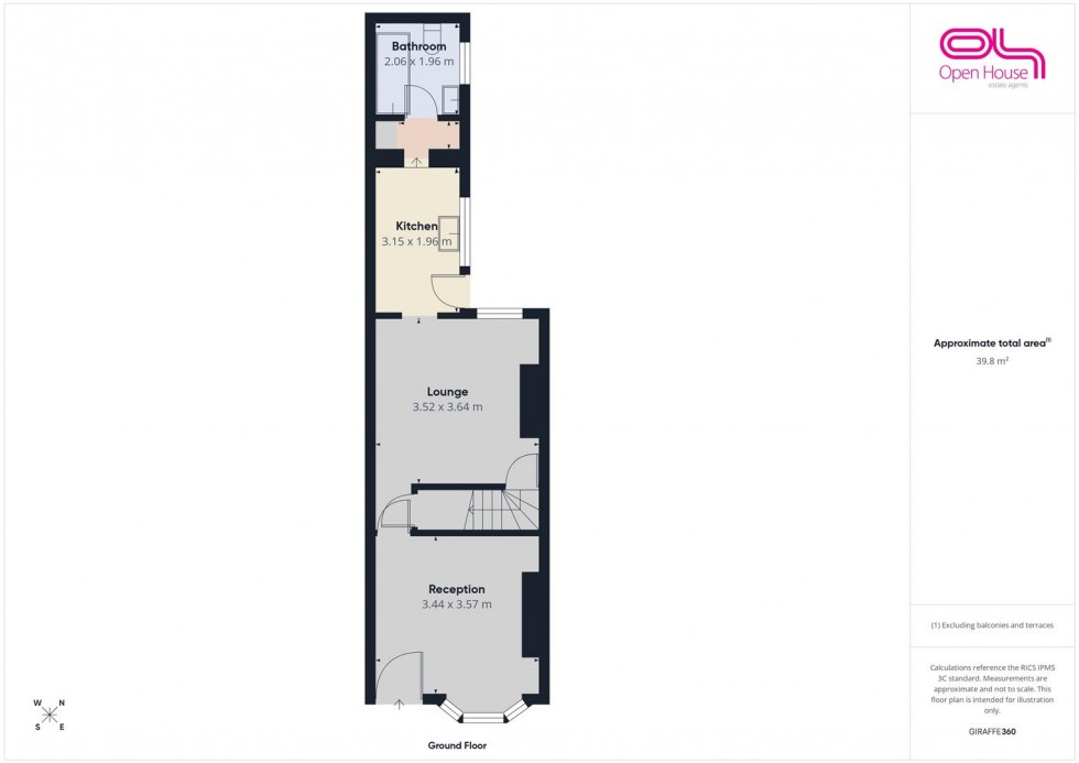 Floorplan for Hednesford Road, Cannock