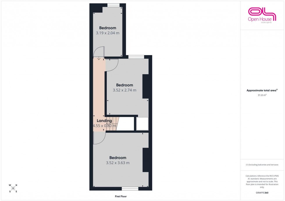 Floorplan for Hednesford Road, Cannock