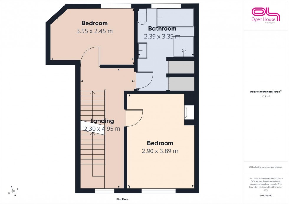 Floorplan for Martlin Lane, Colton, Rugeley