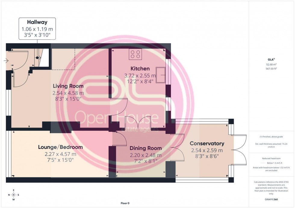 Floorplan for Derwent Road, Burton-On-Trent