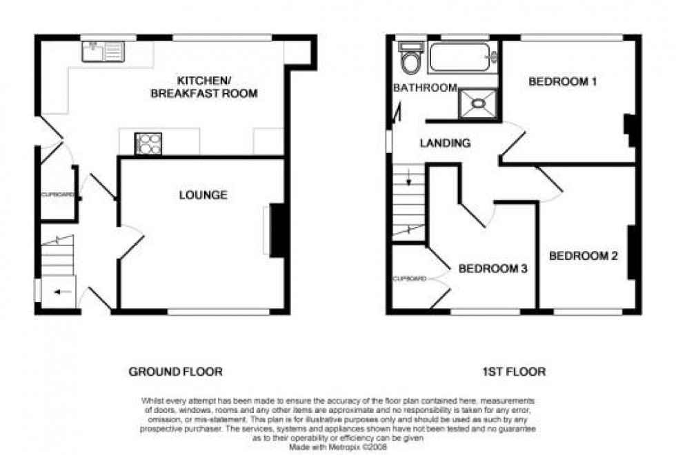 Floorplan for Culey Close, King's Lynn