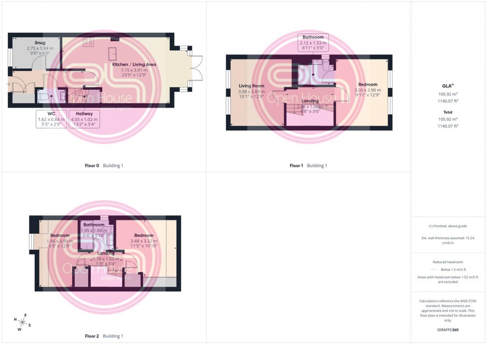 Floorplan for Hope Way, Church Gresley, Swadlincote