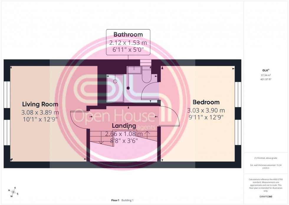 Floorplan for Hope Way, Church Gresley, Swadlincote
