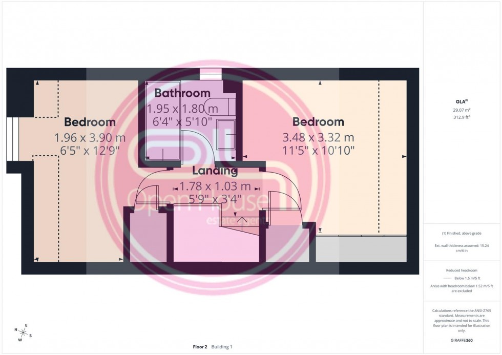 Floorplan for Hope Way, Church Gresley, Swadlincote
