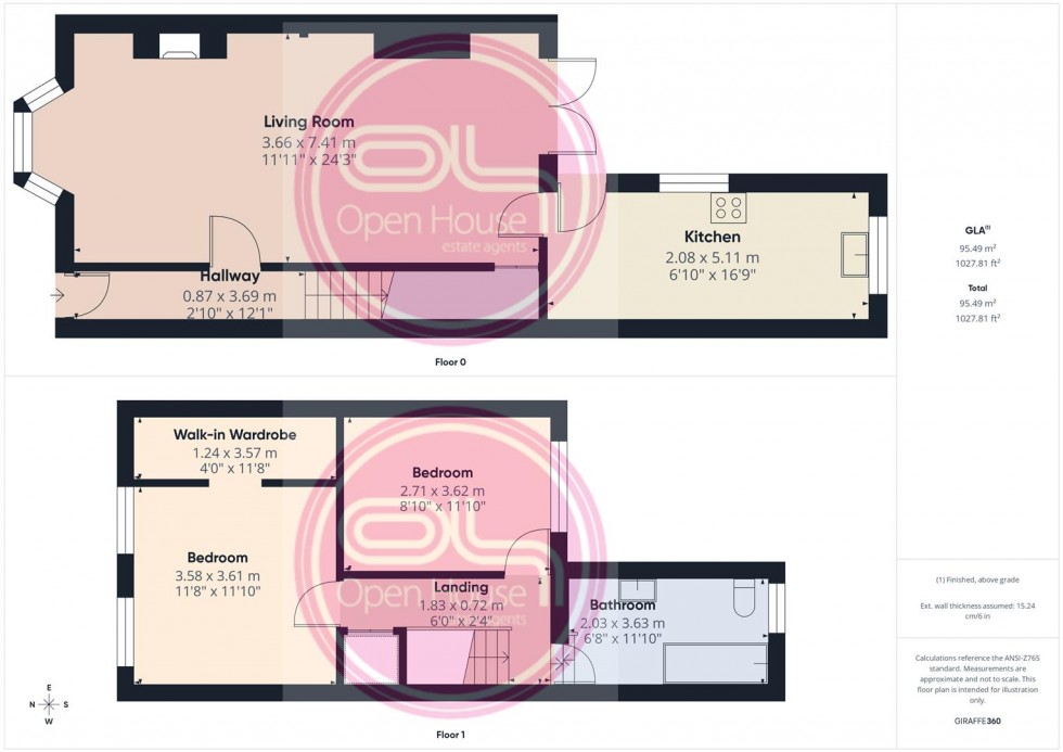 Floorplan for Bearwood Hill Road, Burton-On-Trent