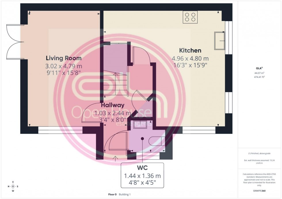 Floorplan for Hope Way, Church Gresley, Swadlincote