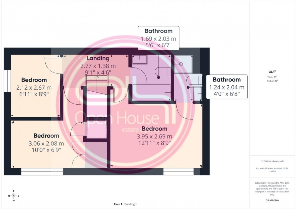 Floorplan for Hope Way, Church Gresley, Swadlincote