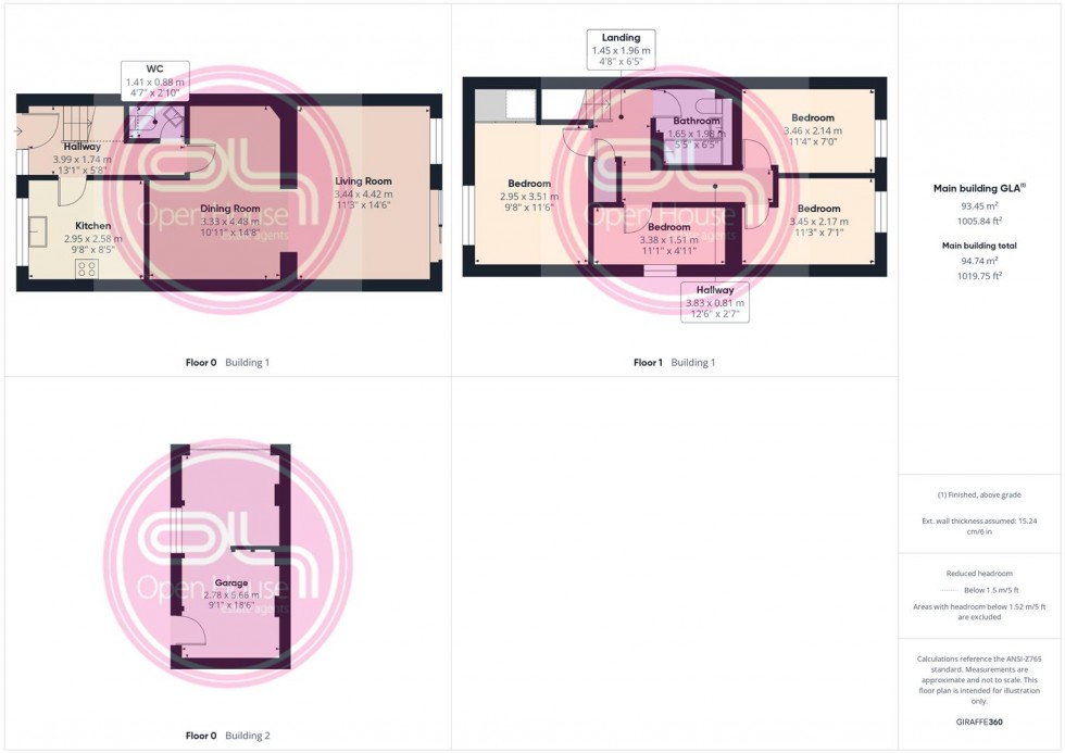 Floorplan for George Street, Church Gresley, Swadlincote