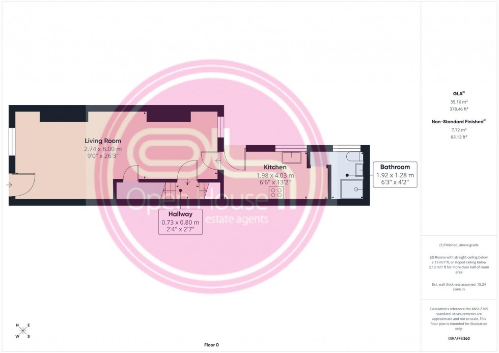 Floorplan for Wellington Street, Burton-On-Trent