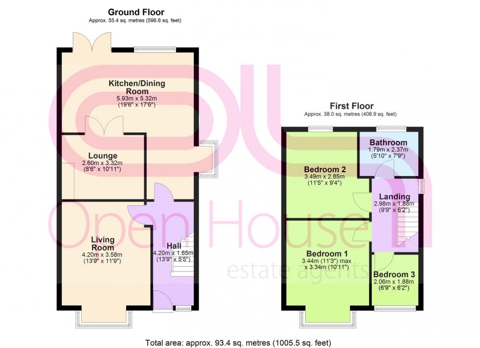 Floorplan for Broxton Avenue, Bolton