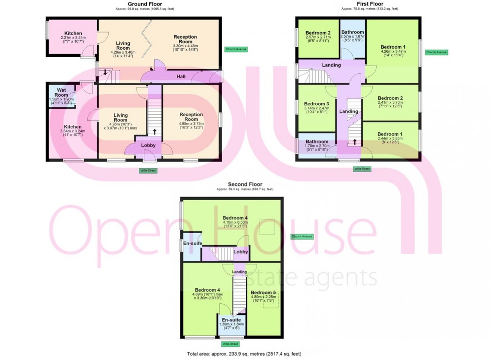 Floorplan for Willis Street / Church Avenue, Bolton
