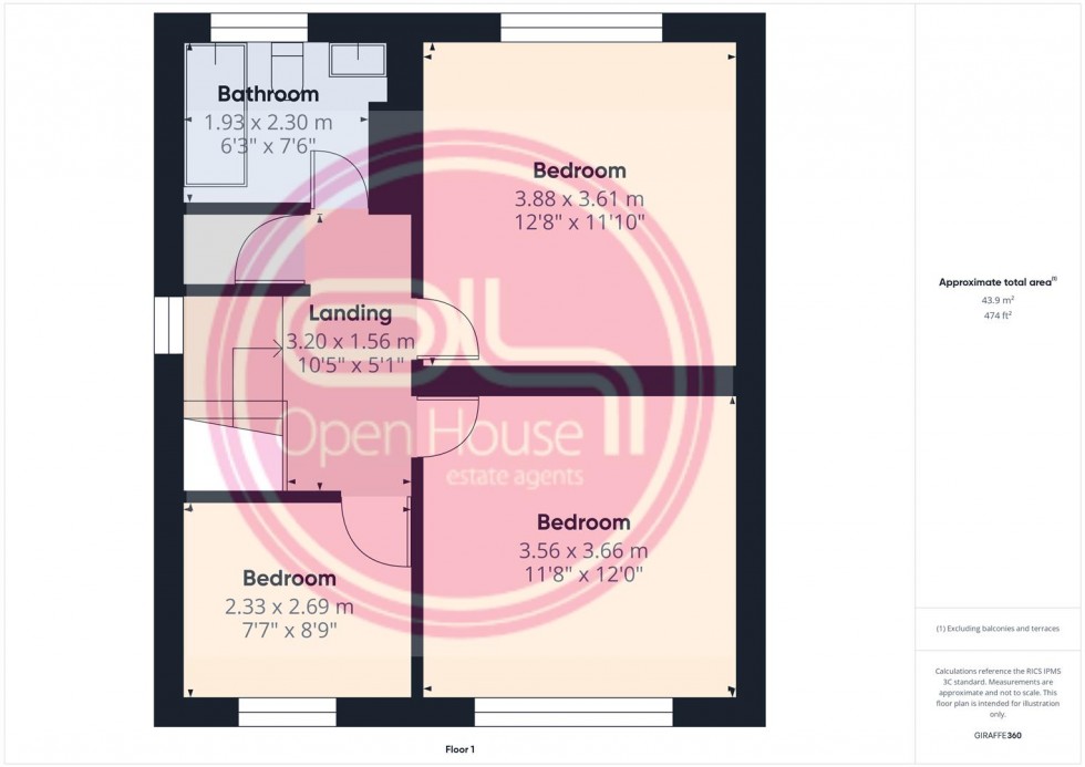 Floorplan for Craythorne Road, Stretton