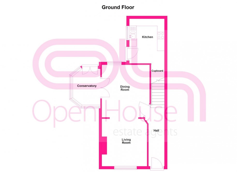 Floorplan for Hawarden Road, Caergwrle, Wrexham