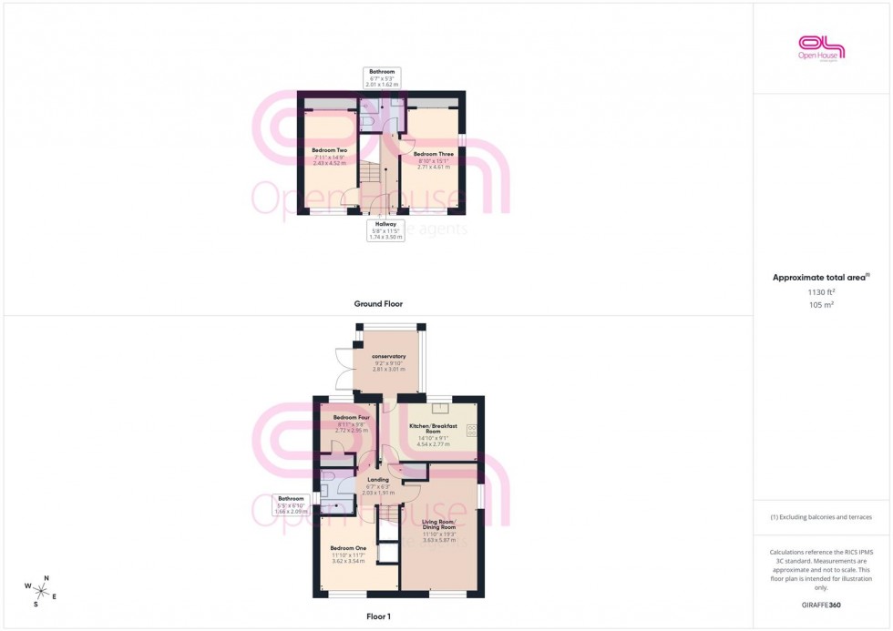Floorplan for Maple Leaf Close, Newhaven