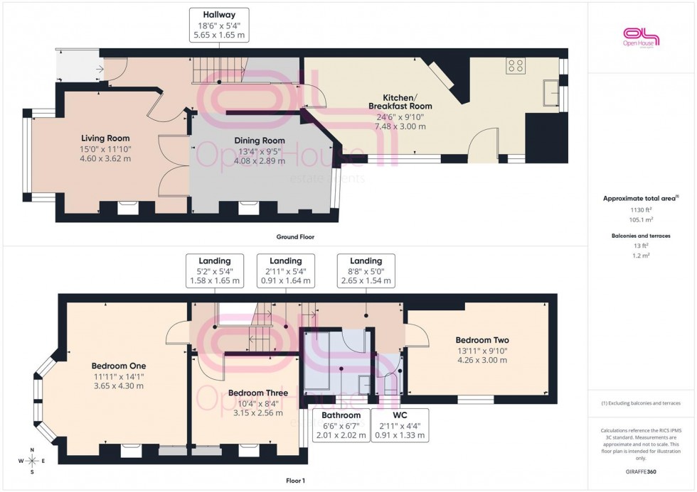 Floorplan for High Street, Rottingdean, Brighton