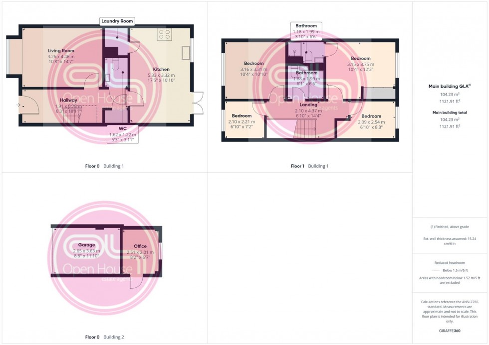 Floorplan for Oakway Drive, Woodville, Swadlincote