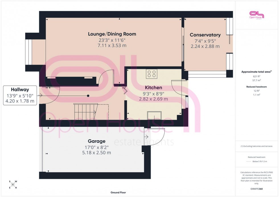Floorplan for Steyning Avenue, Peacehaven