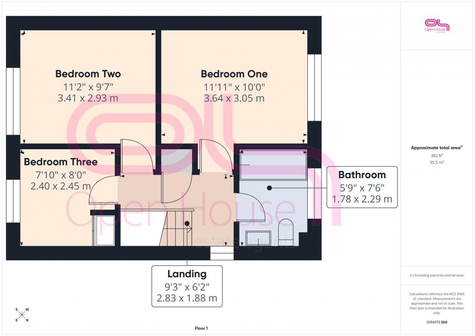 Floorplan for Steyning Avenue, Peacehaven